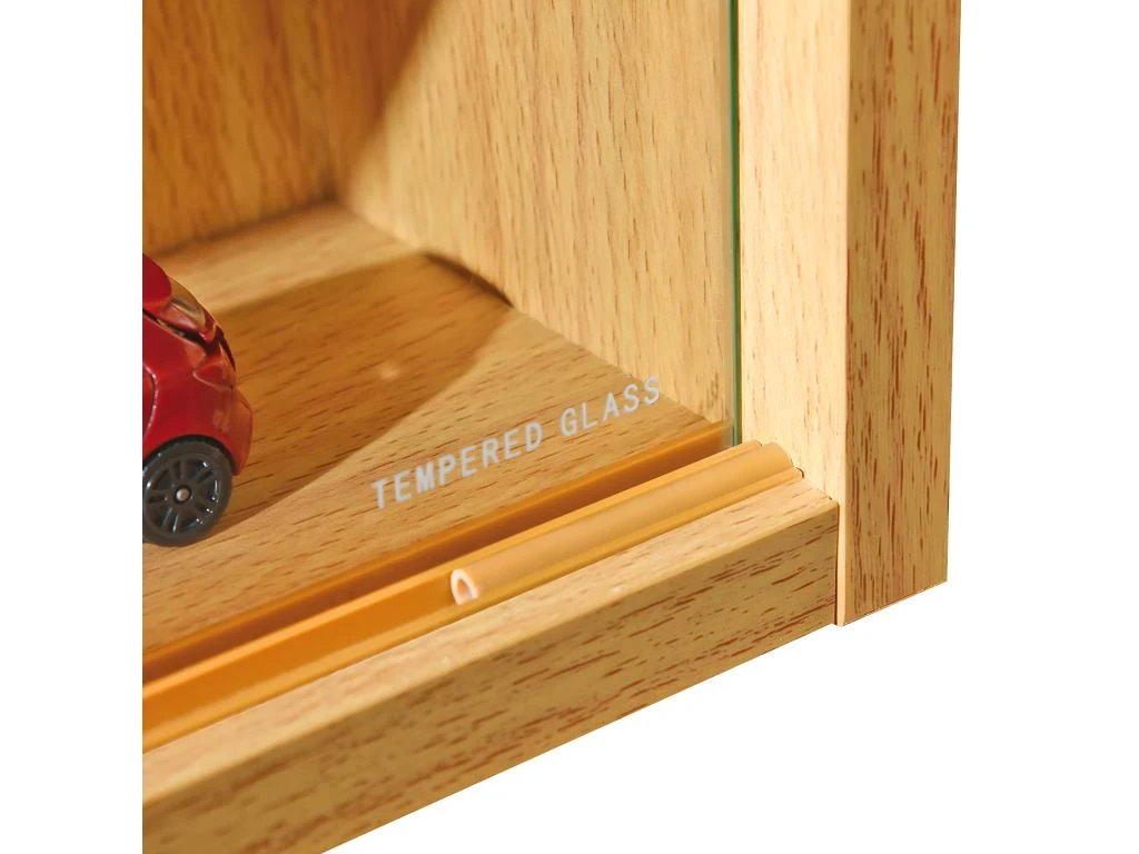 COLLECT - Vitrine Murale 5 Compartiments Aspect Hêtre 6 COLLECT - Vitrine Murale 5 Compartiments Aspect Hêtre – Image 4