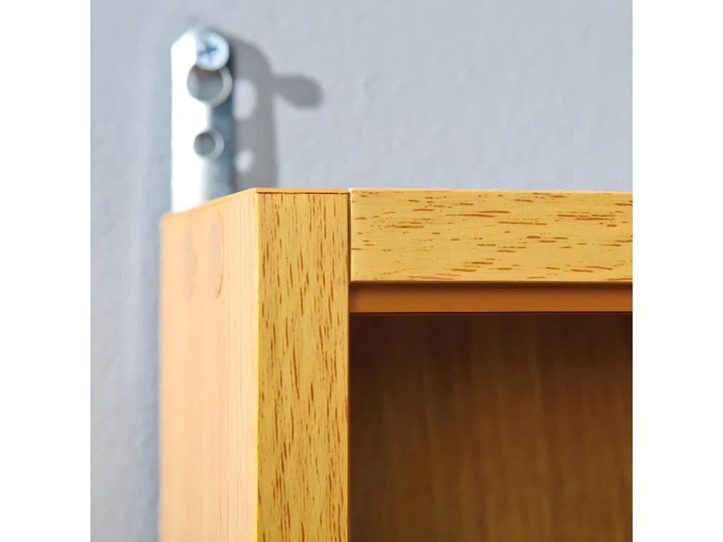 COLLECT - Vitrine Murale 5 Compartiments Aspect Hêtre 7 COLLECT - Vitrine Murale 5 Compartiments Aspect Hêtre – Image 5