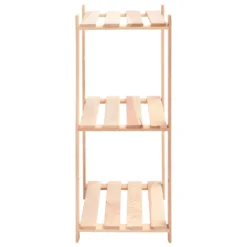 Lot De 2 étagères De Rangement à 3 Niveaux 60 X 38 X 90 Cm Pin 150 Kg 02_0000675 -Pas Cher Mobiliora Magasin bibliotheque vitrine et etagere 10764513