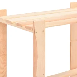 Lot De 2 étagères De Rangement à 3 Niveaux 60 X 38 X 90 Cm Pin 150 Kg 02_0000675 -Pas Cher Mobiliora Magasin bibliotheque vitrine et etagere 10764515