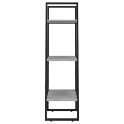 Étagère De Rangement 60 X 30 X 105 Cm Aggloméré Gris 02_0000631 -Pas Cher Mobiliora Magasin bibliotheque vitrine et etagere 10764715