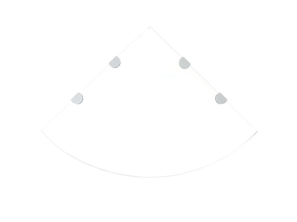 Étagère Armoire Meuble Design De Coin Et Supports Chromés Verre Transparent 45x45 Cm 2702219/2 3 Étagère Armoire Meuble Design De Coin Et Supports Chromés Verre Transparent 45x45 Cm 2702219/2