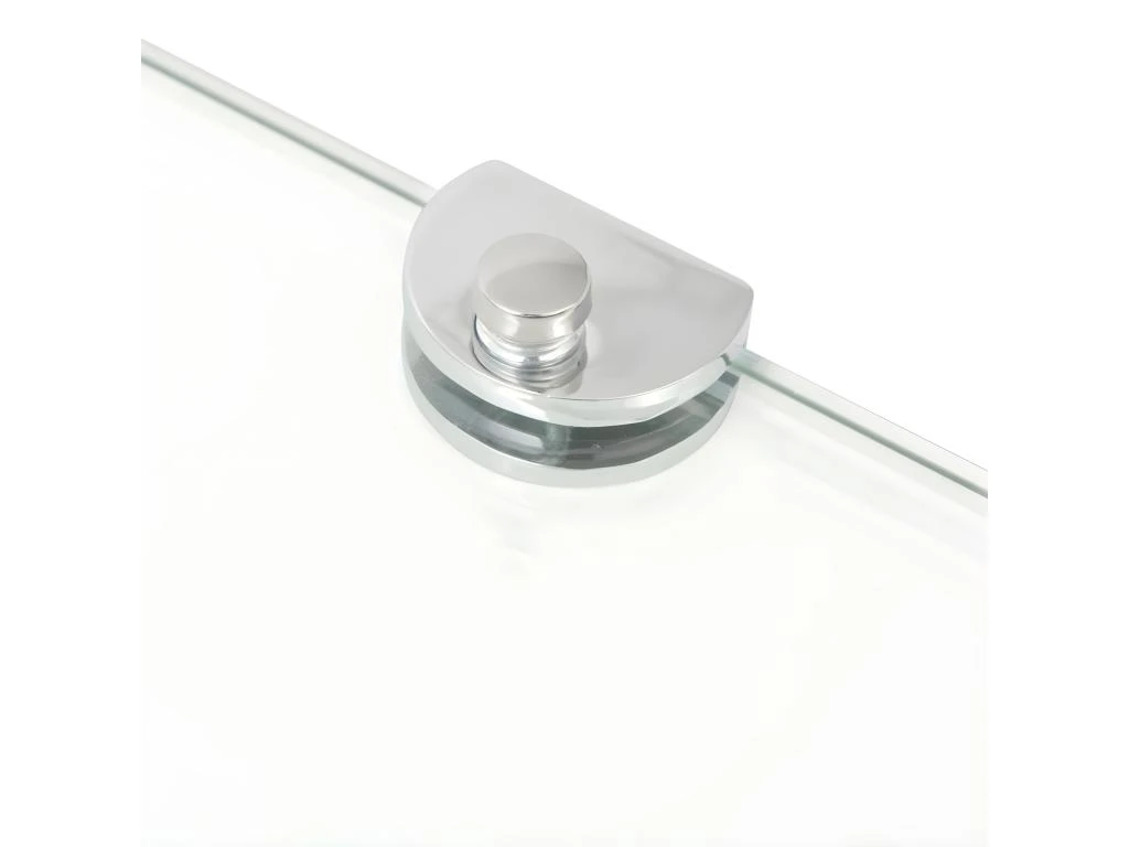 Étagère Armoire Meuble Design De Coin Et Supports Chromés Verre Transparent 45x45 Cm 2702219/2 7 Étagère Armoire Meuble Design De Coin Et Supports Chromés Verre Transparent 45x45 Cm 2702219/2 – Image 5