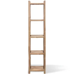Etagère Armoire Meuble Design à 5 Paliers En Bambou 2702012/2 -Pas Cher Mobiliora Magasin bibliotheque vitrine et etagere 10765557