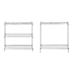 Étagère Métallique Professionnel Grise - 35 X 55 X 150 Cm - 150 Kg 14_0001535 10 Étagère Métallique Professionnel Grise - 35 X 55 X 150 Cm - 150 Kg 14_0001535 -Pas Cher Mobiliora Magasin bibliotheque vitrine et etagere 10765759