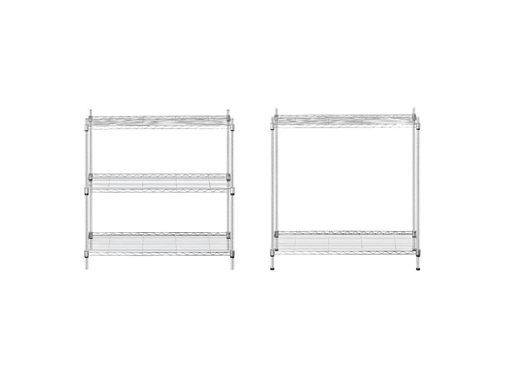 Étagère Métallique Professionnel Grise - 35 X 55 X 150 Cm - 150 Kg 14_0001535 6 Étagère Métallique Professionnel Grise - 35 X 55 X 150 Cm - 150 Kg 14_0001535 – Image 4