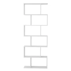 Bibliothèque 6 étagères Blanche VIRGINIA - HAPPY GARDEN 10 Bibliothèque 6 étagères Blanche VIRGINIA - HAPPY GARDEN -Pas Cher Mobiliora Magasin bibliotheque vitrine et etagere 10781055