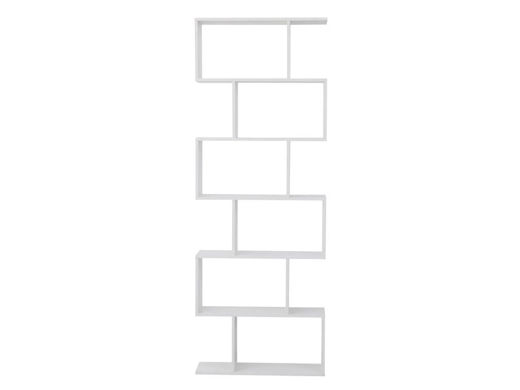Bibliothèque 6 étagères Blanche VIRGINIA - HAPPY GARDEN 5 Bibliothèque 6 étagères Blanche VIRGINIA - HAPPY GARDEN – Image 3