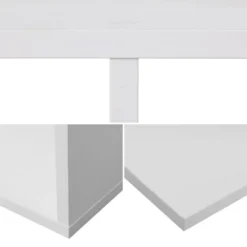 Bibliothèque 6 étagères Blanche VIRGINIA - HAPPY GARDEN 11 Bibliothèque 6 étagères Blanche VIRGINIA - HAPPY GARDEN -Pas Cher Mobiliora Magasin bibliotheque vitrine et etagere 10781057