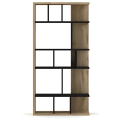 Bibliothèque Design 13 Niches De Rangements L80 X H160 Cm - Twin