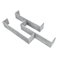 Étagère Murale Meuble Mural Design 3 Surfaces De Rangement 119 Cm Effet Béton Gris 03_0005203 8 Étagère Murale Meuble Mural Design 3 Surfaces De Rangement 119 Cm Effet Béton Gris 03_0005203 -Pas Cher Mobiliora Magasin bibliotheque vitrine et etagere 11654541