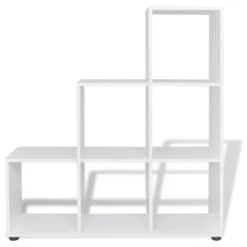 Étagère Armoire Meuble Design Bibliothèque/étagère 107 Cm Blanc 2702015/2