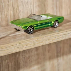 COLLECT - Vitrine Murale 5 Compartiments Aspect Chêne -Pas Cher Mobiliora Magasin bibliotheque vitrine et etagere 12395357