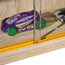 COLLECT - Vitrine Murale 5 Compartiments Aspect Chêne -Pas Cher Mobiliora Magasin bibliotheque vitrine et etagere 12395359