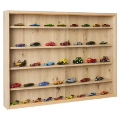 COLLECT - Vitrine Murale 5 Compartiments Aspect Chêne Artisan 9 COLLECT - Vitrine Murale 5 Compartiments Aspect Chêne Artisan -Pas Cher Mobiliora Magasin bibliotheque vitrine et etagere 12395367