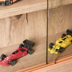 COLLECT - Vitrine Murale 5 Compartiments Aspect Chêne Artisan 11 COLLECT - Vitrine Murale 5 Compartiments Aspect Chêne Artisan -Pas Cher Mobiliora Magasin bibliotheque vitrine et etagere 12395371