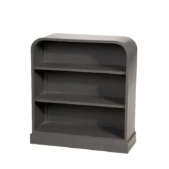 Bibliothèque Gédéon Bois Gris Foncé Atmosphera - Gris