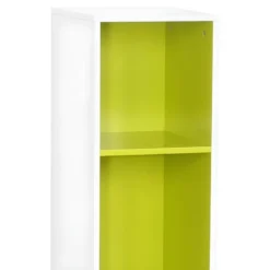 Étagère SIDY Verte Petit Modèle - Vert -Pas Cher Mobiliora Magasin bibliotheque vitrine et etagere 12410453