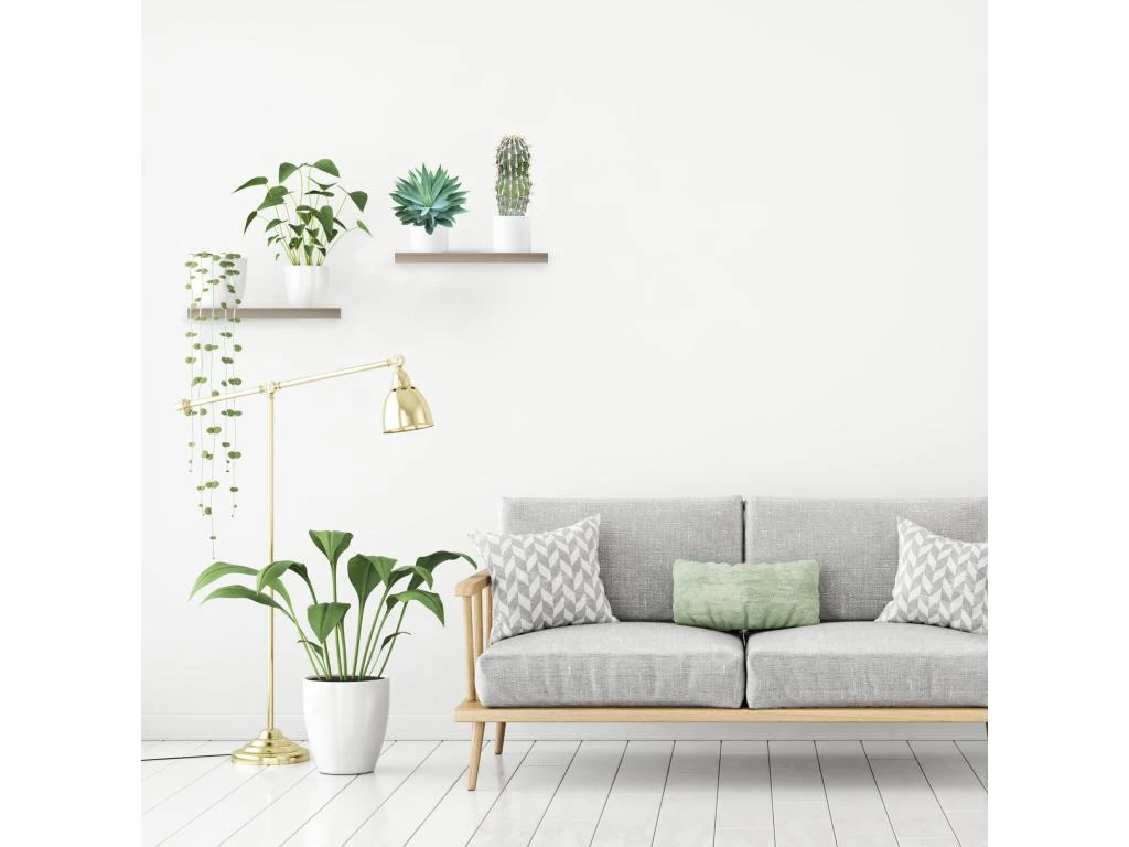 Set De 2 Etagères Murales En Bois 25x25 Cm Sapin Blanchi 3 Set De 2 Etagères Murales En Bois 25x25 Cm Sapin Blanchi