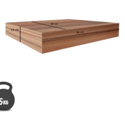 Set 2 Etagères Murales Mdf 25x25 Cm Bois Clair Design Moderne -Pas Cher Mobiliora Magasin bibliotheque vitrine et etagere 12518987