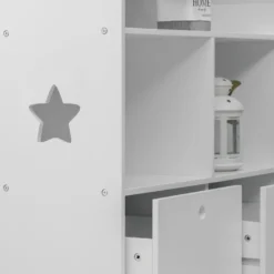 Bibliothèque Pour Enfants En Bois Blanc 3 Etageres 2 Tiroirs 15 Bibliothèque Pour Enfants En Bois Blanc 3 Etageres 2 Tiroirs -Pas Cher Mobiliora Magasin bibliotheque vitrine et etagere 12521755