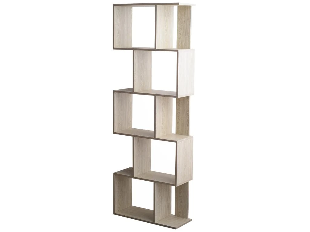 Bibliotheque 5 Etageres Sapin Blanchi Mdf Bureau 169x60x24 5 Bibliotheque 5 Etageres Sapin Blanchi Mdf Bureau 169x60x24 – Image 3