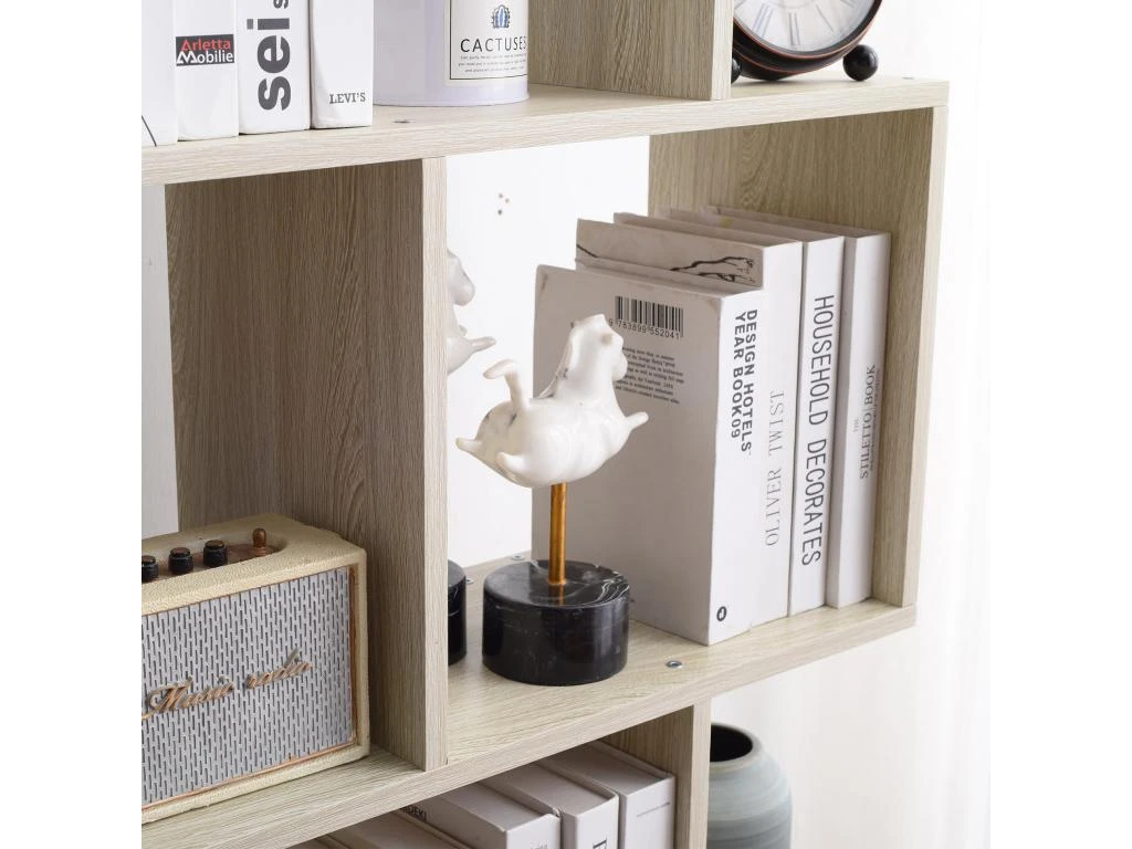 Bibliotheque 5 Etageres Sapin Blanchi Mdf Bureau 169x60x24 8 Bibliotheque 5 Etageres Sapin Blanchi Mdf Bureau 169x60x24 – Image 6