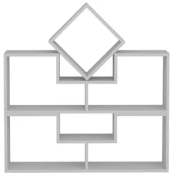 Étagère Pour Livres 100% Panneaux De Particules Couleur Blanc 105x76,4x29,5 -Pas Cher Mobiliora Magasin bibliotheque vitrine et etagere 13049281