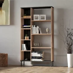 Étagère Pour Livres 100% Panneaux De Particules Couleur Atlantic 150x90x28 -Pas Cher Mobiliora Magasin bibliotheque vitrine et etagere 13049287