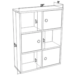 Étagère Pour Livres 100% Panneaux De Particules Couleur Chêne. 72x25x93 -Pas Cher Mobiliora Magasin bibliotheque vitrine et etagere 13049703