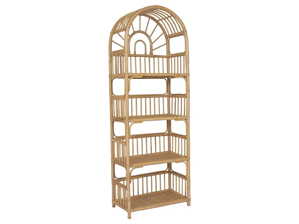 Etagère - 4 étagères - Rotin - Coloris : Naturel - IRISOU 4 Etagère - 4 étagères - Rotin - Coloris : Naturel - IRISOU – Image 2