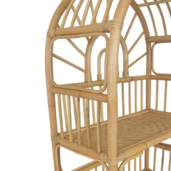 Etagère - 4 étagères - Rotin - Coloris : Naturel - IRISOU 13 Etagère - 4 étagères - Rotin - Coloris : Naturel - IRISOU -Pas Cher Mobiliora Magasin bibliotheque vitrine et etagere 667445