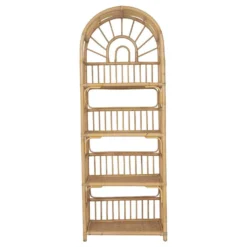 Etagère - 4 étagères - Rotin - Coloris : Naturel - IRISOU 11 Etagère - 4 étagères - Rotin - Coloris : Naturel - IRISOU -Pas Cher Mobiliora Magasin bibliotheque vitrine et etagere 667453