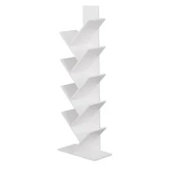 Bibliothèque 8 étagères Inclinées Blanche SIMONE - HAPPY GARDEN 9 Bibliothèque 8 étagères Inclinées Blanche SIMONE - HAPPY GARDEN -Pas Cher Mobiliora Magasin bibliotheque vitrine et etagere 8845273