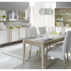 Vitrine, Vaisselier, Argentier MALMO Grand Modèle + LED. Meuble Type SCANDINAVE Idéal Pour Votre Salle à Manger 7 Vitrine, Vaisselier, Argentier MALMO Grand Modèle + LED. Meuble Type SCANDINAVE Idéal Pour Votre Salle à Manger -Pas Cher Mobiliora Magasin bibliotheque vitrine et etagere 8926671