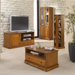 Bibliothèque 4 Portes Merisier Largeur 82 Cm 11 Bibliothèque 4 Portes Merisier Largeur 82 Cm -Pas Cher Mobiliora Magasin bibliotheque vitrine et etagere 9443345