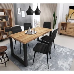 Etagere, Bibliotheque, Modele LOFT, Couleur De La Structure Chene Fonce 68,5 X 168 X 25 Cm -Pas Cher Mobiliora Magasin bibliotheque vitrine et etagere 9443581