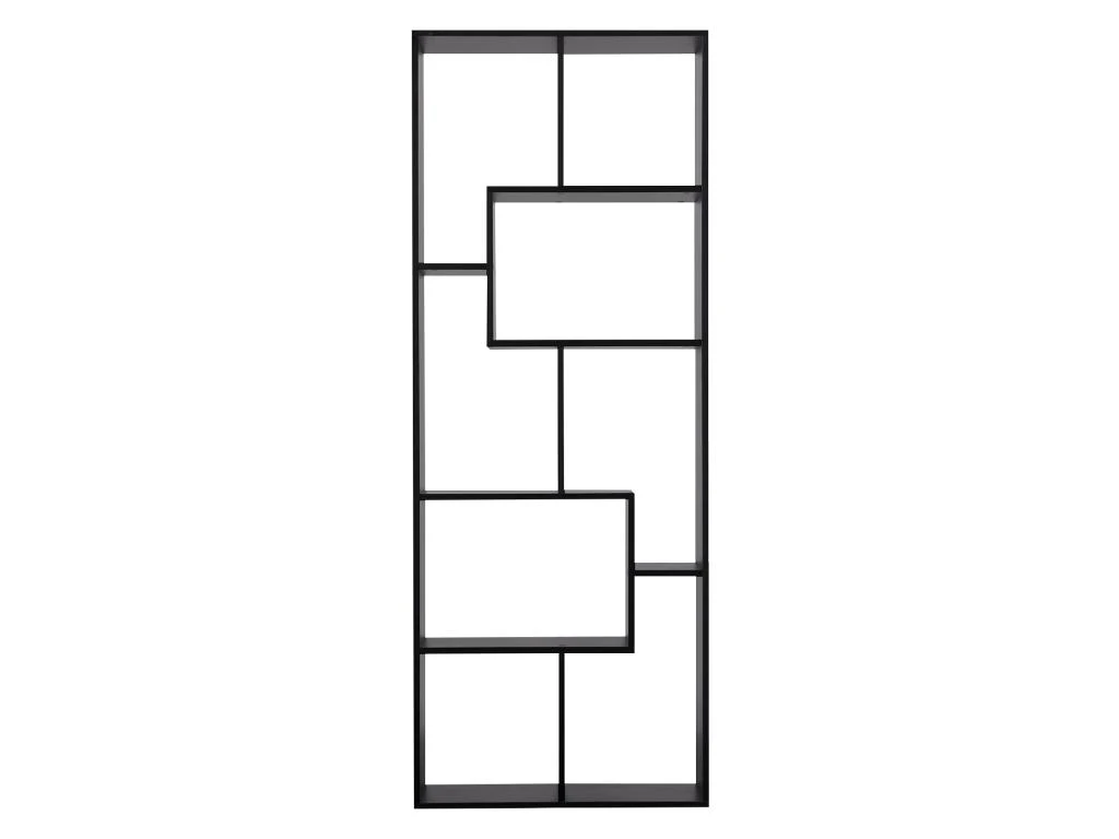 Bibliothèque 8 étagères Multiformes Noire JANE - HAPPY GARDEN 5 Bibliothèque 8 étagères Multiformes Noire JANE - HAPPY GARDEN – Image 3