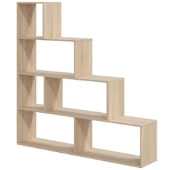 Étagère Bibliothèque Jaén Chêne 6 étagères, Pour Salle à Manger Ou Bureau 9 Étagère Bibliothèque Jaén Chêne 6 étagères, Pour Salle à Manger Ou Bureau -Pas Cher Mobiliora Magasin bibliotheque vitrine et etagere 9447151