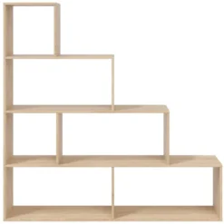 Étagère Bibliothèque Jaén Chêne 6 étagères, Pour Salle à Manger Ou Bureau 10 Étagère Bibliothèque Jaén Chêne 6 étagères, Pour Salle à Manger Ou Bureau -Pas Cher Mobiliora Magasin bibliotheque vitrine et etagere 9447153