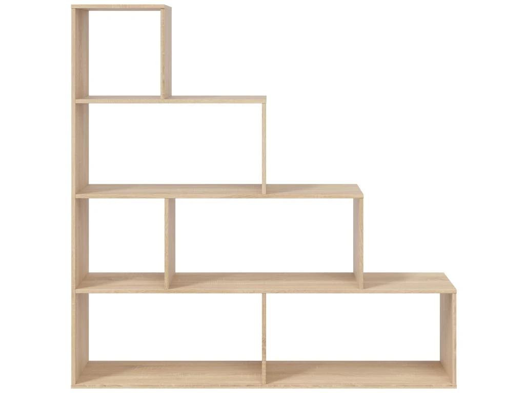 Étagère Bibliothèque Jaén Chêne 6 étagères, Pour Salle à Manger Ou Bureau 6 Étagère Bibliothèque Jaén Chêne 6 étagères, Pour Salle à Manger Ou Bureau – Image 4