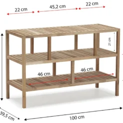 Étagère Basse Marawi 3 étagères, 100 X 39,5 X 65 Cm 10 Étagère Basse Marawi 3 étagères, 100 X 39,5 X 65 Cm -Pas Cher Mobiliora Magasin bibliotheque vitrine et etagere 9447819