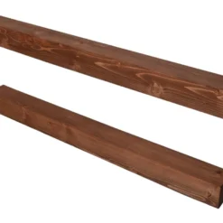 Lot De 2 étagères Murales Munkebo 100 X 9 X 9 Cm Bois De Pin Avec Lasure [en.casa] -Pas Cher Mobiliora Magasin bibliotheque vitrine et etagere 9501643