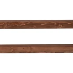 Lot De 2 étagères Murales Munkebo 100 X 9 X 9 Cm Bois De Pin Avec Lasure [en.casa] -Pas Cher Mobiliora Magasin bibliotheque vitrine et etagere 9501645