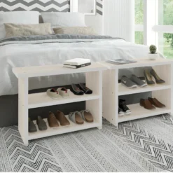 Etagère Multifonctions Largeur 68 Cm Chêne Clair -Pas Cher Mobiliora Magasin bibliotheque vitrine et etagere 9877837