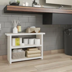 Etagère Multifonctions Largeur 68 Cm Chêne Clair -Pas Cher Mobiliora Magasin bibliotheque vitrine et etagere 9877839