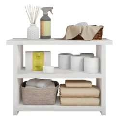 Etagère Multifonctions Largeur 68 Cm Chêne Blanchi -Pas Cher Mobiliora Magasin bibliotheque vitrine et etagere 9884773