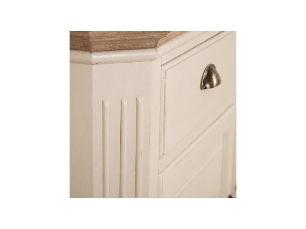 Bibliothèque 9 Niches Bois/Crème - CAMILLE 6 Bibliothèque 9 Niches Bois/Crème - CAMILLE – Image 4