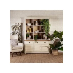 Bibliothèque 9 Niches Bois/Crème - CAMILLE 12 Bibliothèque 9 Niches Bois/Crème - CAMILLE -Pas Cher Mobiliora Magasin bibliotheque 17627731