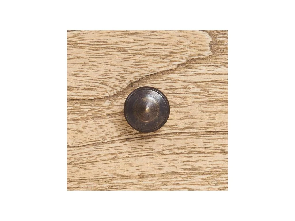 Bibliothèque 3 étagères 2 Tiroirs Bois Massif Clair - LAINA 8 Bibliothèque 3 étagères 2 Tiroirs Bois Massif Clair - LAINA – Image 6